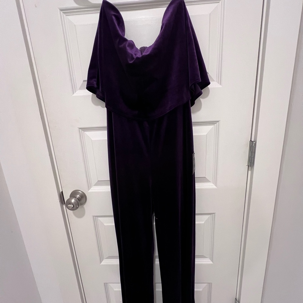 Lulu's Purple Cowl Neck Jumpsuit for Cocktail - Picture 6 of 7